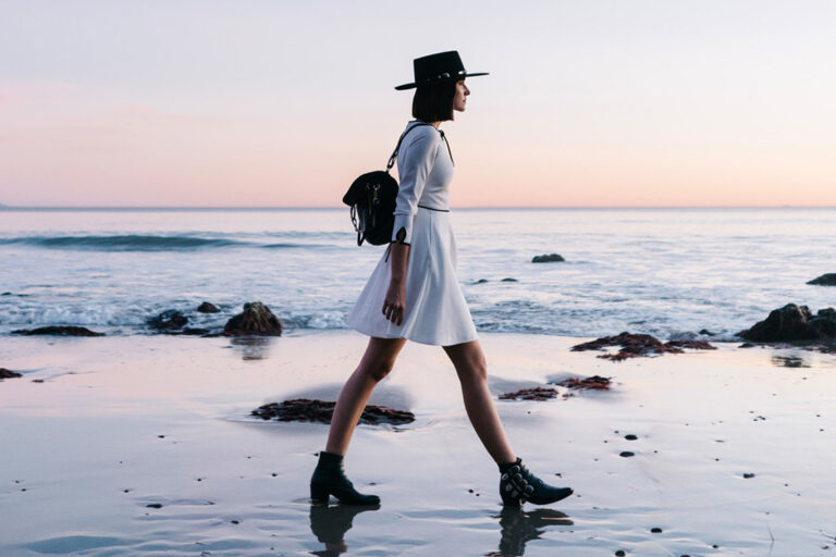 Sunset, Beach, Hat & Memories